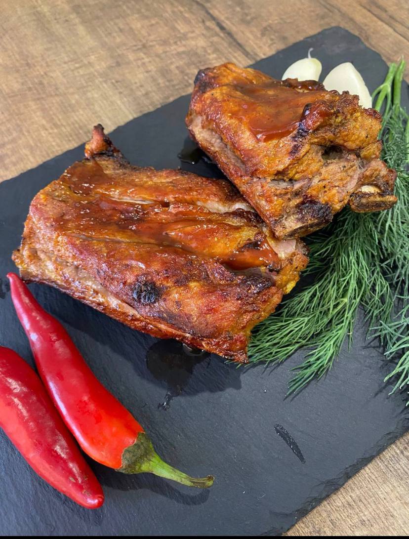 Фото Мясные Ребра в соусе BBQ